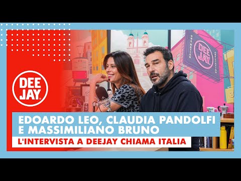 Claudia Pandolfi, Edoardo Leo e Massimiliano Bruno a Deejay Chiama Italia con "2 Cuori e 2 Capanne"