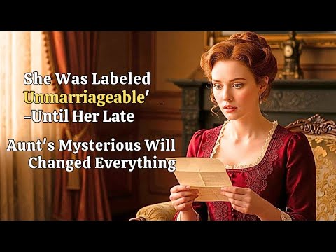 🥀💍SHE WAS LABELED 'UNMARRIAGEABLE'—UNTIL HER LATE AUNT'S MYSTERIOUS WILL CHANGE EVERYTHING