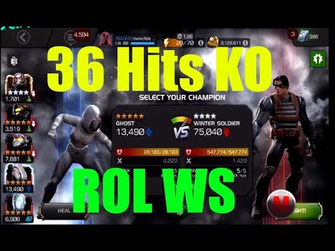 36 hits ROL WS kill By:Invincible NK - Marvel Contest of Champions