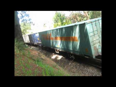 Pacific National freight train through Aldgate. NR57, NR59 and DL39!