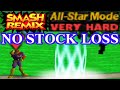 Smash Remix All Star Mode Gameplay With Captain Falcon VERY HARD No Stock Loss