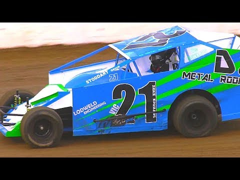 V8 Dirt Modifieds Heat 2 Simpson Speedway 1-12-2018
