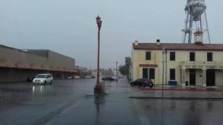 Rain in Calexico California USA PART 1