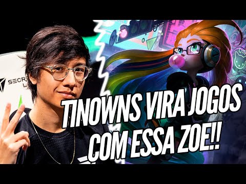 TINOWNS NO TREINO PESADO DE ZOE PARA O CBLOL!