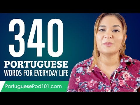 340 Portuguese Words for Everyday Life - Basic Vocabulary #17