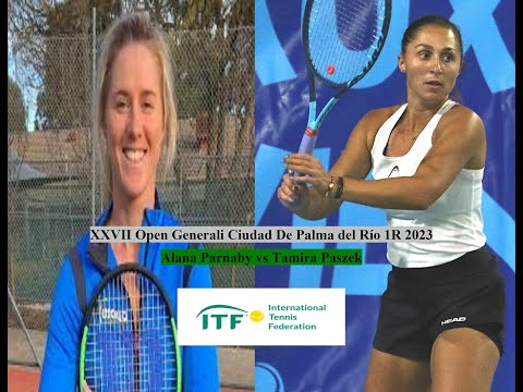 2023 W40 Palma del Rio 1R - Alana Parnaby vs Tamira Paszek Highlights