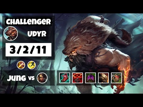 Udyr 11.6 S11 Jungle Challenger Replay (3/2/11) - KOREAN