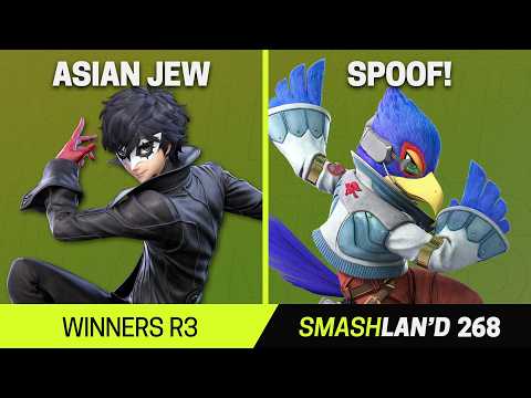 SmashLAN'd 268 Winners R3 - Asian Jew (Joker) vs Spoof! (Falco) - SSBU Tournament