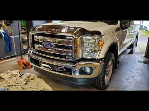apex 12k winch install 2016 super duty