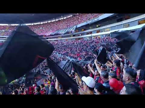 "Recibimiento atlas vs Monterrey (banderiza rojinegra)" Barra: Barra 51 &bull; Club: Atlas &bull; País: México