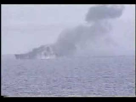 SINKEX of USS Guam (LPH-9)