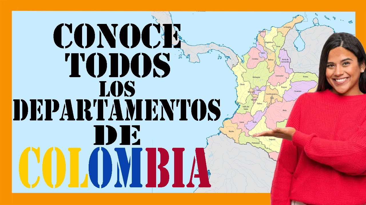 ✅✅✅ Vídeo DEPARTAMENTOS de COLOMBIA con sus CAPITALES