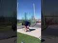 Perfect Glide Shot Put Technique (SLOW MO)