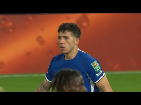 Enzo Fernandez vs Blackburn EFL Cup 11/1/2023