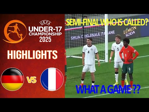 Germany vs Portugal | Highlights & All Goal | Euro U17 | 2025-5-26