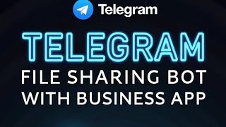 Download the video "How to Make Telegram File Sharing Bot | Telegram Bot Business App Use"