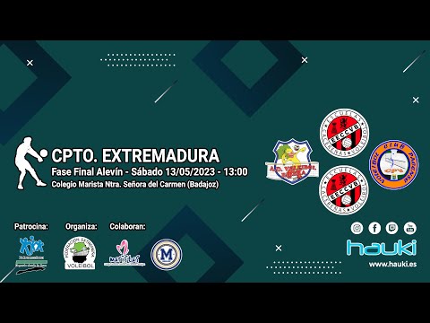 🧔🏻‍🏐 FASE FINAL CPTO. EXTREMADURA - ALEVÍN MASCULINO 2023   💚🤍🖤