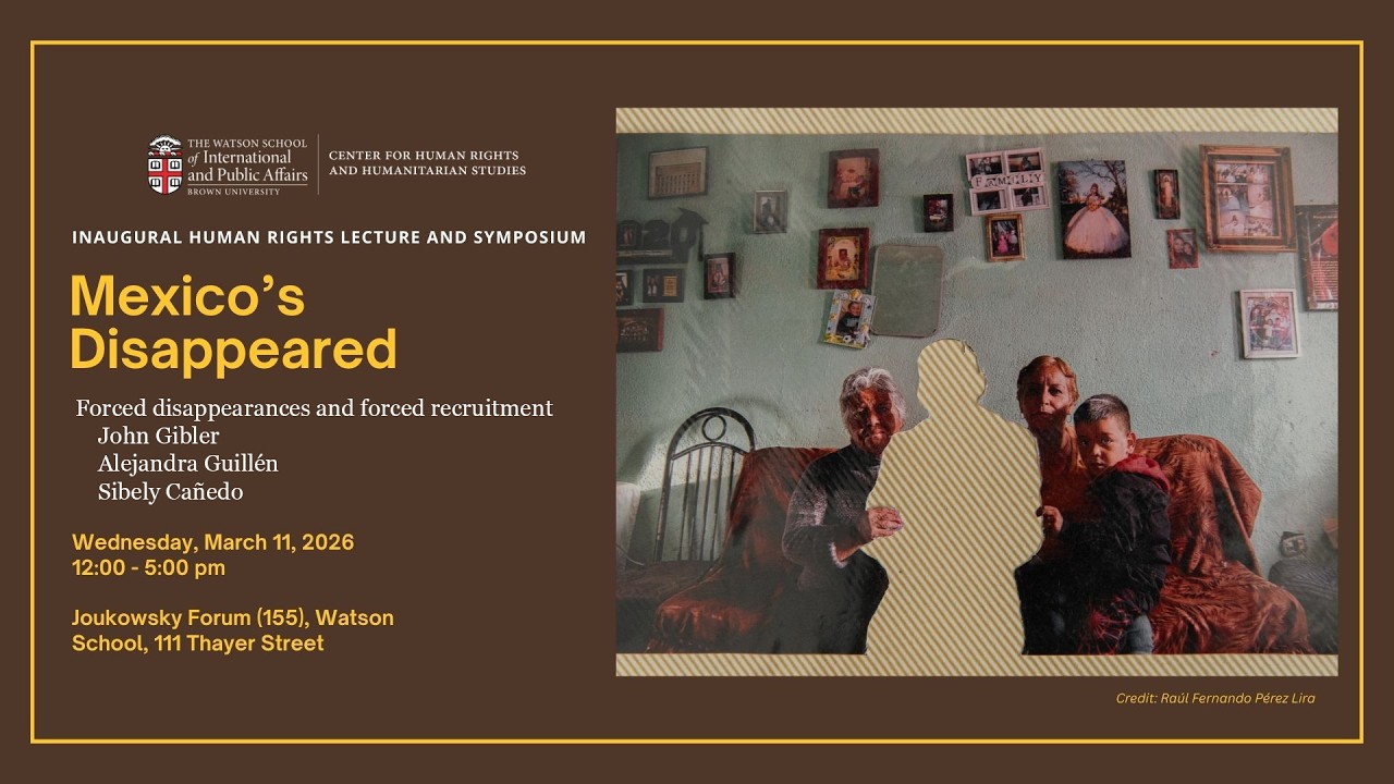 Mexico's Disappeared: Forced disappearances and forced recruitment
