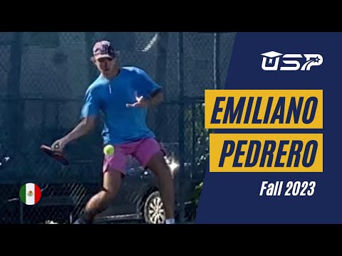 Emiliano Pedrero - Tennis Recruiting Video - Fall 2023