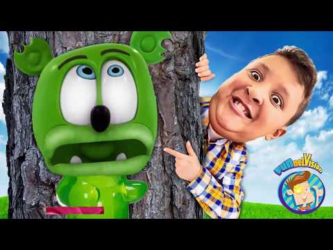 GUMMY VS REAL LIFE HIDE & SEEK GAME FV Skit