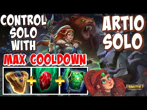 ARTIO SOLO GAMEPLAY SMITE SEASON 9 - MAX COOLDOWN IS BROKEN!