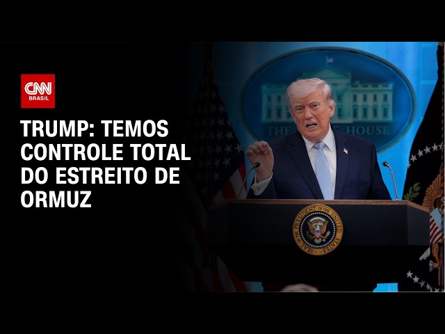Trump ordena que Marinha dos EUA destrua navios que lançarem minas em Ormuz | LIVE CNN