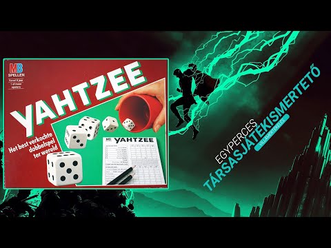 Egyperces társasjátékismertető | #105. Yahtzee / Kockapóker - Game-Obscura