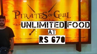 Unlimited Buffet In Just Rs 660 || Pariets of grill Jammu || Wave Mall