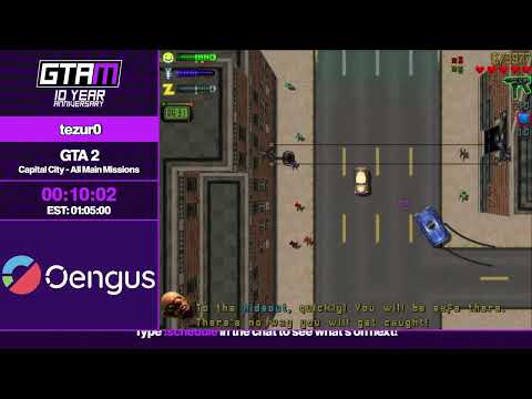 GTAMarathon 2024 - Grand Theft Auto 2 Capital City All Main Missions by Tezur0