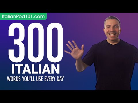 300 Italian Words You'll Use Every Day - Basic Vocabulary #70