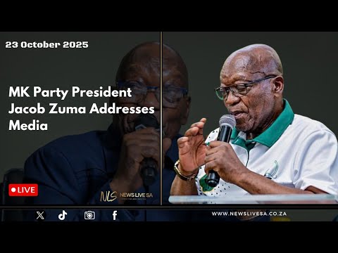 MK Party President Jacob Zuma Addresses Media
