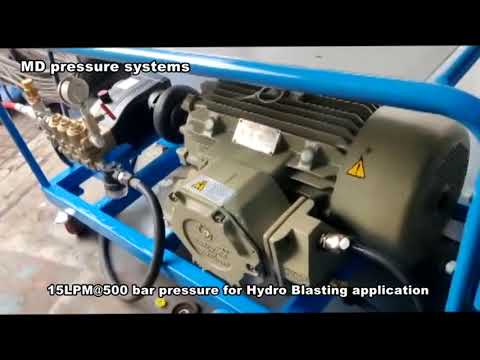 Ultra High Pressure Water Blasting Machine 500 Bar