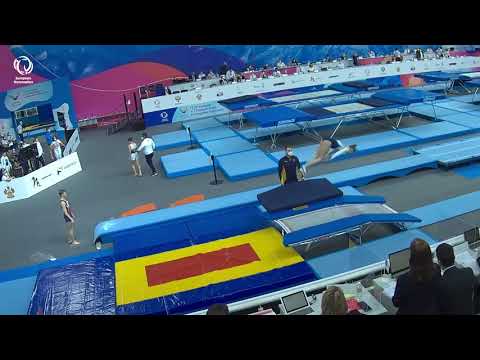 Tuva STJAERNBORG (SWE) - 2021 junior European bronze medallist, Double Mini-Trampoline