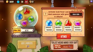 King of thieves -  Golden raids 3 stars - ( gold fever activated )
