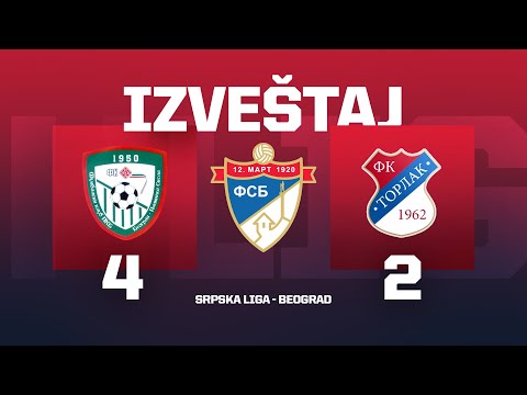 Izveštaj PKB - TORLAK Srpska Liga Beograd 30. Kolo