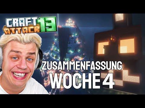 Craft Attack 13 Komplette Woche 4 ZUSAMMENFASSUNG - Jeder Teilnehmer Urutox