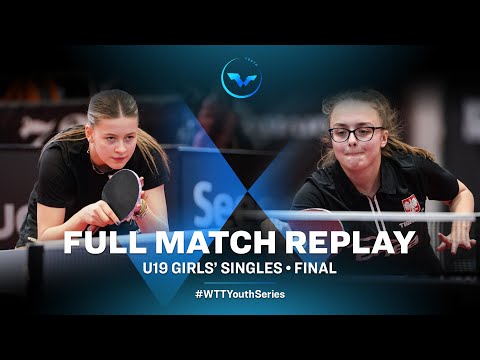 Lilou MASSART (BEL) VS Anna BRZYSKA (POL) | U19 GS F | WTT Youth Contender Batumi 2023