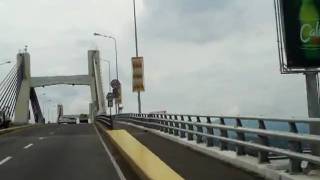 preview picture of video 'Marcelo Fernan (Second bridge)  from Mactan, Lapu-lapu to Mandaue'