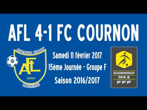 CFA2, AVENIR FOOT LOZÈRE 4-1 FC COURNON (11/02/2017)