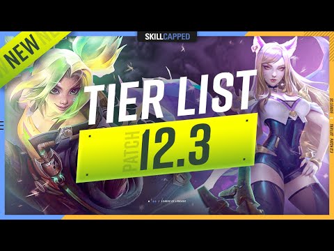 NEW 12.3 TIER LIST: MASSIVE CHANGES! - League of Legends