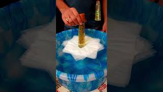 Try to guess how many sheets of tissue paper will float?#asmr #experiment #viral #satisfying #shorts