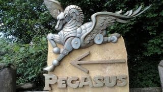 preview picture of video 'Europa-Park - Pegasus Achterbahn Onride -'