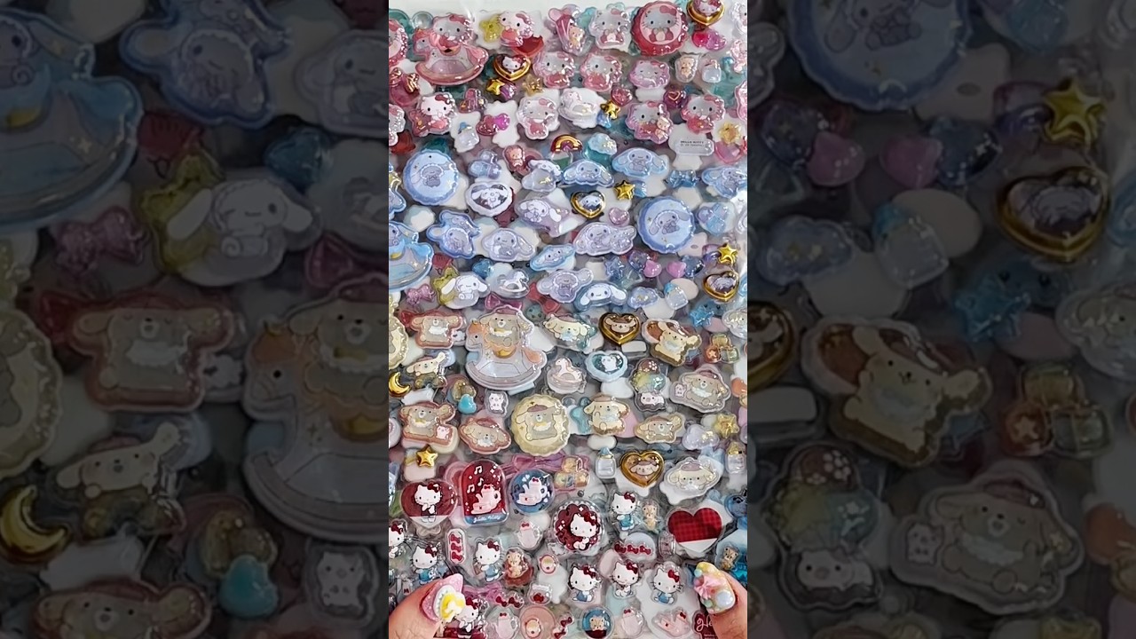 ボンボンドロップシールで大きいシール帳作り💕#シール帳 #シール帳界隈 #ボンボンドロップシール