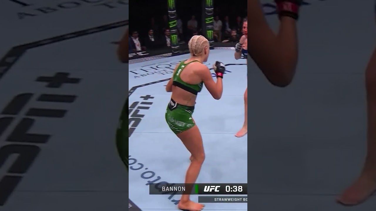 Bannon with a NASTY kick straight to the teeth 🤯 #UFC304