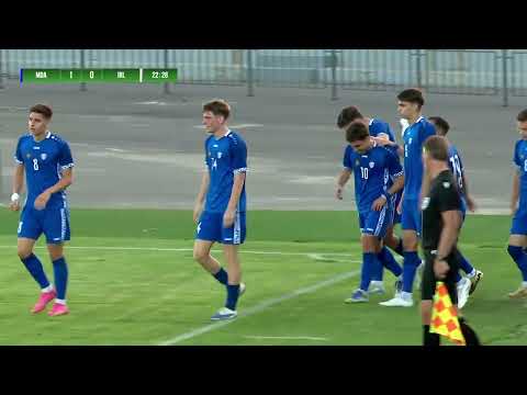Mihai Lupan înscrie în meciul Moldova U21 - Irlanda U21