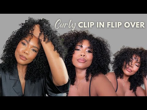 New 10 Minute Curly Flip Over Method?! Water Kinky...