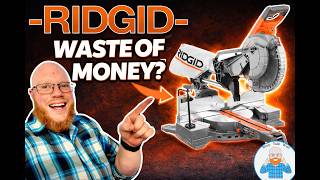 RIDGID 10'' SLIDING MITRE SAW- REVIEW!!! #ridgidtools #ridgid #woodworking #toolreview