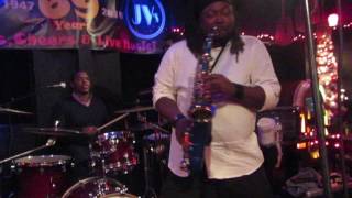 Pharrell Williams Happy - Lil' Maceo Kareem Walkes at JVs Restaurant