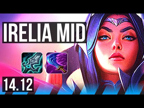 IRELIA vs ZOE (MID) | Rank 1 Irelia, 7 solo kills | VN Challenger | 14.12