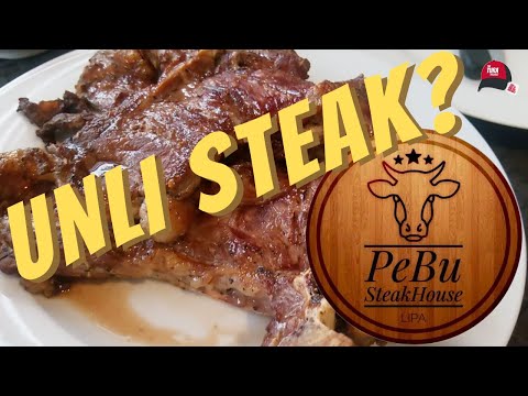 PEBU STEAKHOUSE LIPA | Unli T-Bone Steak | O Projeto Tura